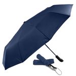 Boldfit Umbrella for Women to Use in Rain Umbrella for Men UV Protection Umbrella for Sun Protection & Rain 3 Fold Umbrella Big Size for Travel Sun Umbrella for Summer, Windproof & Dustproof -NavyBlue