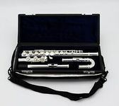 Student Flute with Curved and Straight Head Joint Italian