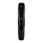 Hafele RE-Twist Smart Digital Door Lock, Black, Touch Screen Keypad, Auto-Lock Feature, Built-in Doorbell, Multiple Access Modes, Contemporary Design