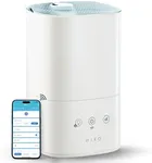 MIKO Ultrasonic Humidifiers for Bedroom Baby - Water Filter, Wifi App controlled, Auto Mode, No Leak Design, Sleep Mode, Built-in Timer, Humidifier for Babies & Home