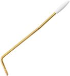 Wilkinson 4.8mm Threaded-In Tremolo Arm Whammy Bar for Fender Mexico Strat Electric Guitar, Gold with White Tip