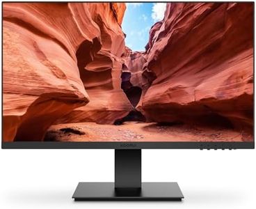 KOORUI Monitor 27-inch 1080p PC Monitor 3000:1 Contrast Ratio with HDMI VGA for Office and Home, 99% SRGB, Frameless, Eye Care, Tilt Adjustment, VESA Mountable, Black (27N1A)