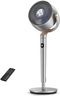 Dreo Fan for Bedroom, 120°+120°Omni-directional Oscillating Fan, DC Motor, 20 dB Quiet Standing Pedestal Fans, 90ft, 8 Speeds, 3 Modes Circulator with Remote, 35-40" Adjustable Height, 8H Timer