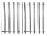 Broilmann 19.5in x 12.9in Solid Stainless Steel Cooking Grids Grates for Weber Genesis E and S Series 300 E310 E320 S310 S320 Gas Grills, 7528, 2PCS