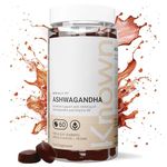 Ashwagandha Gummies 3000MG High Strength by Known Nutrition with Vitamin B6 | 60 Two-a-Day Gummies | Natural Botanical Extract | for Natural Stress Reduction | Apple Flavour (1)