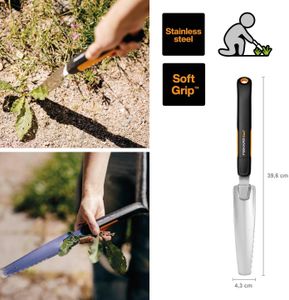 Fiskars Xact Extractor Tool – 39.6cm Garden Weed Remover