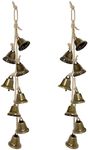 2 Pack 15.75 Inches Witch Bells for