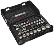FACOM SL.171-3P6 Series SL.171 1/2" Metric 6-Point Socket Set, 23-Piece