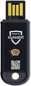 Swissbit - iShield Key Pro Security Key, Hardware Authenticator, USB and NFC Connection, FIDO2 Certified, U2F, HOTP, TOTP, PIV, 2FA, Black, (1pc) (iShield Key Pro USB-A/NFC)