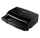 Havells Big Fill 2 Slice 750 watt Sandwich Maker with LED Indicator, Non Stick Coated Plate (Black), (Model: GHCSTCWK075)