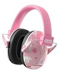 Dr.meter Ear Muffs for Noise Reduction: 27.4SNR Noise Cancelling Headphones for Kids with Adjustable Head Band (Pink)