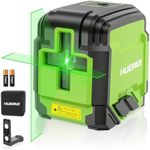 Laser Level, Huepar Self Leveling Lazer Level Green Laser Level for Picture Hanging, DIY, Construction and Indoor Projects, Rotatable 360 Degree, Magnetic Base, Battery, Carrying Bag Included GK011DG