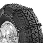 Security Chain Company QG3810 Quik Grip Wide Base V-Bar Type RD Light Truck Tire Traction Chain - Set of 2