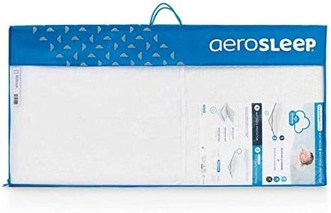 AEROSLEEP - Evolution Pack 2-en-1: Matelas + SafeSleep 3D Protecteur Lit Bébé - Qualité Supérieure - Régulation de la Température - Absorption de l'Humidité - 120 x 60 cm