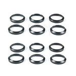 TACFUN 12 PCS Steel Crush Washers for 5/8" x24 Thread Muzzle Device Alignment Pack of 12