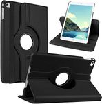 Caseous Synthetic Leather Flip Cover Case for Apple iPad Mini 1 2 3 (7.9inch) (Black)