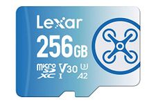 Lexar Fly 256GB Micro SD Card, microSDXC UHS-I Flash Memory Card, Up to 160MB/s Read, U3, Class 10, V30, A2, High-Speed TF Card for DJI Drone and Action Camera (LMSFLYX256G-BNNAA)