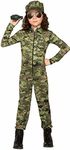 Forum Novelties Child's Army Girl Costume, As Shown, Small