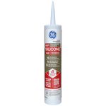 GE Advanced Silicone Kitchen & Bath Sealant, Clear, 298 ml Cartridge, Pack of 1