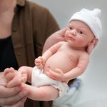 MYREBABY 12" Micro Preemie Full Body Silicone Baby Doll Boy John Lifelike Reborn Doll Surprice Children Anti-Stress