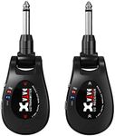 Xvive U2 Guitar Wireless System with Transmitter and Receiver for Electric Guitars, Amp, Bass, Violin (Black)