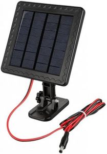 12V Deer Feeder Solar Panel with Adjustable Mounting Bracket, Compatible with 6V Rechargeable Batteries and Feeder Timers