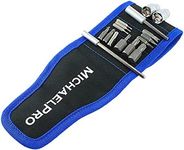 MichaelPro Magnetic Wristband for Screws, Nails and Drill Bits, Tool Belt with 15 Strong Magnets, Easy Hardware Access, Auto Repair & Construction Accessories, Ideal Gift for Men and Women - MP015001