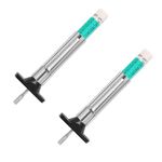 DOETYD 2 Pack Tyre Tread Depth Gauge UK Portable Vehicle Measuring Tool Color Coded Tyre Depth Measurement Tool, 25MM/32nds