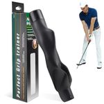 Vibbang Golf Grip Training Aid, Golf Swing Trainer Grips, Standard Teaching Aid Arm Band Swing, Posture Correction Practice Alignment, Right & Left Hand Practice Golf Assistant for Golf Beginner