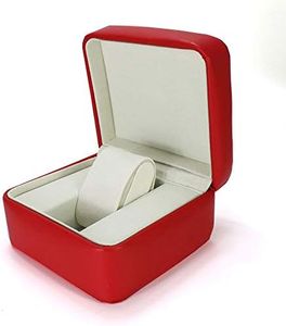 ROUHO Caja De Reloj Rojo Joyería Caja De Reloj Reloj Pantalla Caja De Almacenamiento De Reloj para Omega
