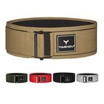 Quick Locking Weight Lifting Belt - Adjustable Lifting Belt for Powerlifting, Squat, Deadlift, Cross Training, and Back Support - 4 inch Weightlifting Belt for Men and Women