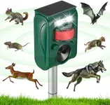 Aspect Living Solar Ultrasonic Animal Repellent Outdoor, Squirrel Deer Repellent Devices Motion Detection,IP65 Waterproof Cat Mouse Raccoon Dog Bird Repellent Deterrent