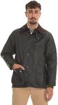 Barbour Mens Border Wax Coat, 36, G