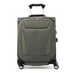 Travelpro Maxlite 5 Softside Expandable Carry on Luggage with 4 Spinner Wheels, Lightweight Suitcase, Men and Women, International, Slate Green, Carry on 19-Inch