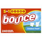 Bounce Outdoor Fresh Fabric Softener Sheets 240 Count by Bounce