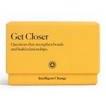 Intelligent Change Let’s Get Closer (100 Prompt Cards) - Ice Breaker Conversation Starters and Bonding Activities - Question and Answer Game for Friends, Family, Couples - Fun Card Game for Adults