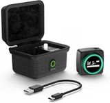 SWIFF AUDIO WX520 Wireless in Ear Monitor System, 5.8GHz IEM System w/Stereo/Mono Switch, Built-in Cue Mic, LED Receiver & Charging Case Transmitter, 4 Channels, One-to-More for Studio, Bands, Live