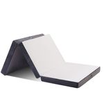 GOHOME Foldable Mattress Twin XL 4 Inch, Folding Mattress with Breathable Washable Cover & Non-Slip Bottom, Pressure Relief Portable Floor Bed for Guest, Camping, 38"x78"x4"
