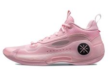 LI-NING Way of Wade 10 Men Basketball Shoes Lining Anti-Slip Professional Shock Absorption Sneakers Sports Shoes, Pink, 9.5