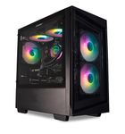 ionz Gaming PC - Desktop Computer, AMD RYZEN 7 5700X CPU, ASUS RX7600 GPU, 16GB RAM, 1TB SSD, 240mm AIO Liquid Cooling, 700W PSU, Windows 11, Black