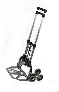Stair Climbing Trolley 6 Wheels Aluminium Folding Hand Cart Climb Steps