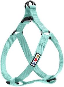 Pawtitas Solid Color Step in Dog Harness Or Vest Harness Dog Training Walking of Your Puppy Harness Dog Harness Extra Small Teal