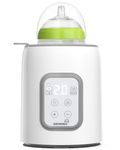 Bottle Warmer 8-in-1 Fast Baby Milk Warmer and Steriliser with LCD/Timer, Warms Evenly, Food Warmer&Defrost BPA-Free Warmer Display Accurate Temperature Control for Breastmilk (Grey)