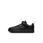 Nike Unisex Kids Court Borough Recraft (Ps) Black/Black-Black Basketball Shoes UK 13