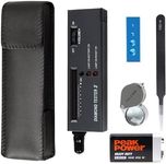 MIUONO Diamond Tester, Professional Diamond Gem Tester Pen with 10x Magnifier and Tweezers for Novice and Expert (Battery Included)