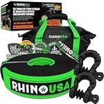 Rhino USA Heavy-Duty Recovery Gear Combos Off-Road Truck Vehicle Recovery, Best Offroad Towing Accessories - Backed for Life (30' Strap + Shackles)