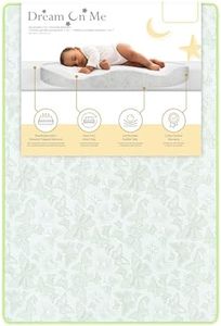 Dream On Me 2 in 1 Breathable Two-Sided, Portable Crib Foam Mattress