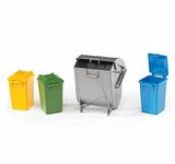 Bruder Garbage Can Set (Set of 4)