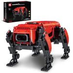 Mould King Remote Control Robot Model, 936 Parts Engineering Mechanical Dog Building Blocks for Adults and Children, DIY Building Set as Toys/Gifts/Collectibles