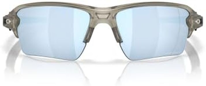Oakley OO9188 Flak 2.0 X Sunglasses, Matte Grey Ink/Prizm Deep Water Polarized, 59 mm